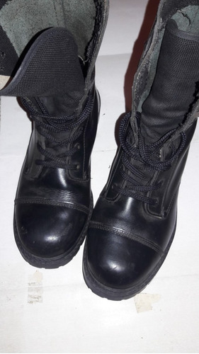 Botas Tipo Militares De Cuero 