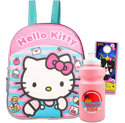 Mini Mochila De Hello Kitty Paquete Con Mochila Preescolar Y