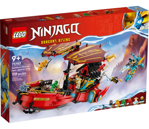 Kit Lego Ninjago Barco Asalto Ninja Carrera Contra Ti 71797 3+ 1739