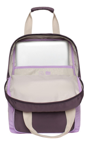 Mochila Urbana Mujer Element Color Block Lila Head