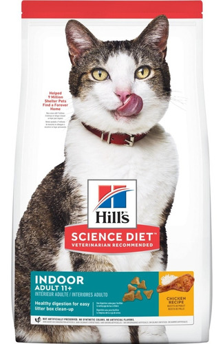 Hills Feline Indoor Adulto Senior +11 Años 1.58kg Con Regalo