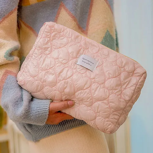Bolsa De Cosméticos, Bolsa De Lavado, Bolsitas De Maquillaje Color Rosa