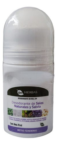 Desodorante Con Alumbre, Sales Naturales Y Salvia