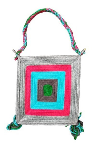 Colgante Ojos De Dios Huichol Lote 5 Unidades - Liquidacíón