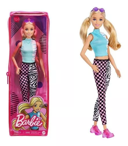 Boneca Barbie Fashionista 155 Grb47 Mattel Original 2021