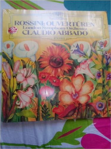 Disco De Acetato Claudio Abbado- Rossini Ouverturen