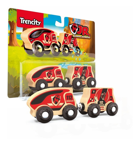 Imagen 2 de 3 de Trencity Vehículo Jr. Bombero - Tienda Oficial-