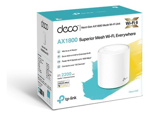 Router Tp-link Mesh Deco X20 Ax1800 Wifi 6