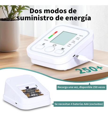 Monitor De Presion Arterial Para Brazo Con Pantalla Led