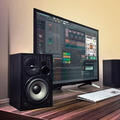 Monitor De Áudio R1580mb Bluetooth 42w Rms Edifier - Preta Cor Preto 110/220v