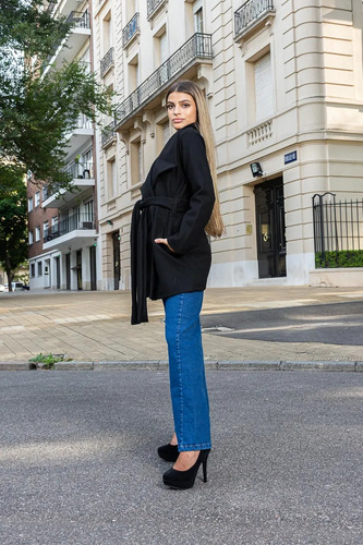 Tapado Londres Con Tira Y Bolsillos De Invierno