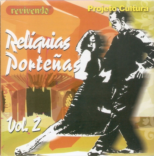 Cd Relíquias Porteñas Tangos, Vals Y Milongas Vol.  2 