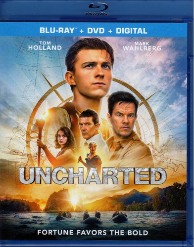Uncharted Tom Holland Importada Pelicula Blu-ray