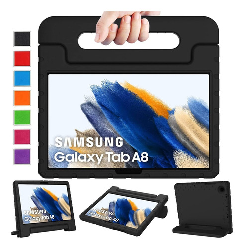 Funda Para Samsung Galaxy Tab A8 10.5 Sm-x200/x205/x207 Negr
