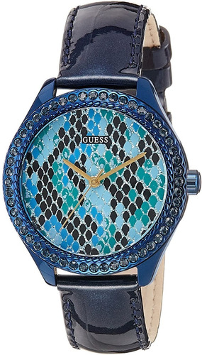 Reloj Guess Watch W0626l3 Mystical Blue Analogo Original