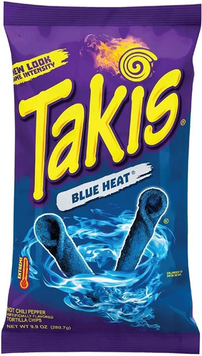 Botana Americana Takis Blue Heat Takis Fuego Azul 14 Pack