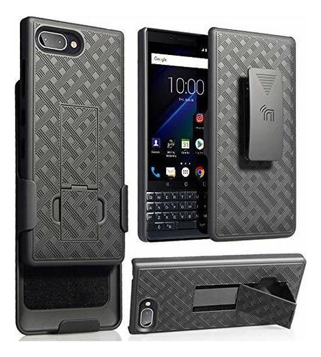 Funda Con Clip Para Blackberry Key2 Lee, Teléfono Móvil Desn