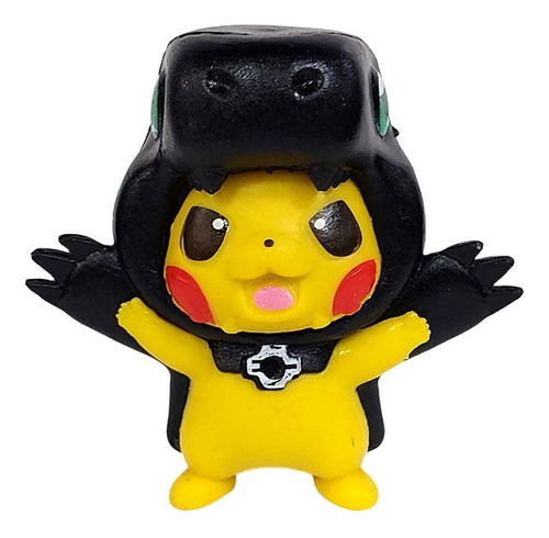 Gashapon Pikachu Cosplay Digimon Agumon Black