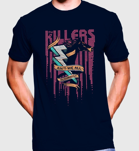 Camiseta Premium Rock Estampada The Killers 009