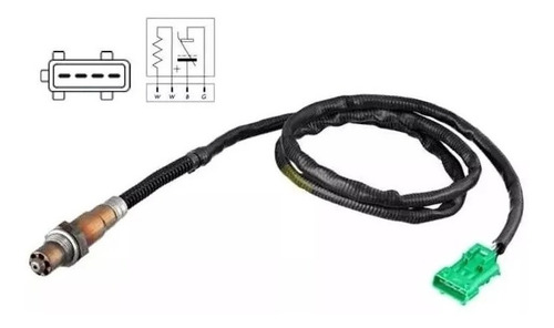 Imagen 1 de 2 de Sonda Lambda Ficha Verde Peugeot 207 Rc Cc Gti