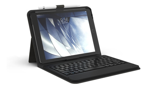 Teclado Zagg Messenger Folio Para iPad 9.7  Negro