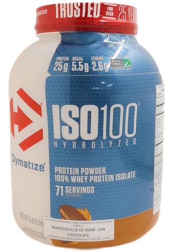 Proteina Iso 100 Dymatize Varios Sabores 5 Lbs 