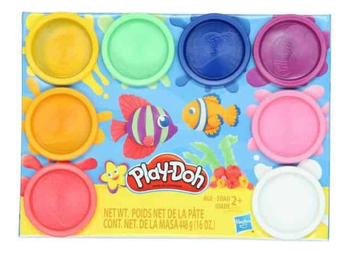 Play-doh 8 Colores Masas Plasticina Hasbro