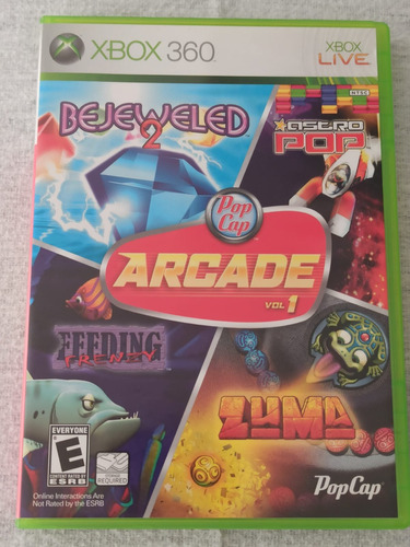 Popcap Arcade Vol. 1 Xbox 360 Original Usado