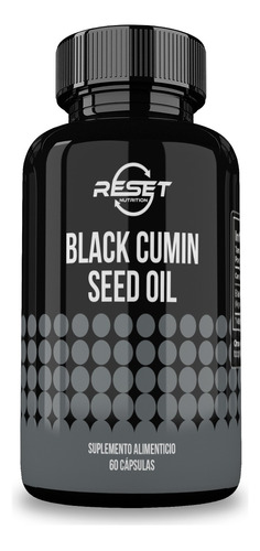 Reset Nutrition | Black Cumin Seed Oil 500 mg | Sistema inmune y alergias | Semilla de comino negro | 60 Cápsulas