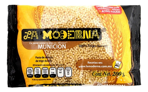 La Moderna Pasta Para Sopa Municion 200 Gr, Pack 20