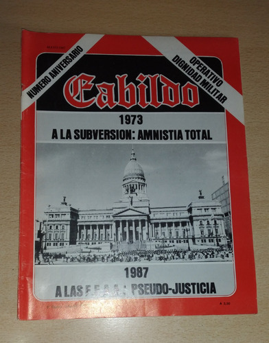 Revista Cabildo N°111 Mayo De 1987 Número Aniversario