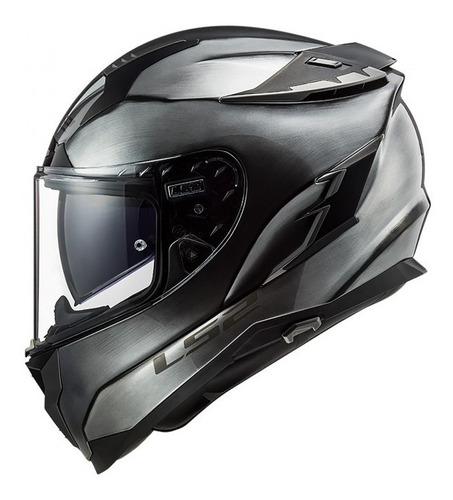 Casco Ls2 Challenger Jeans Titanium Ff327