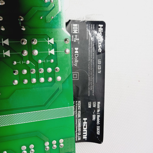 Tarjeta Main Para Pantalla Hisense 55a7gv (Usado)