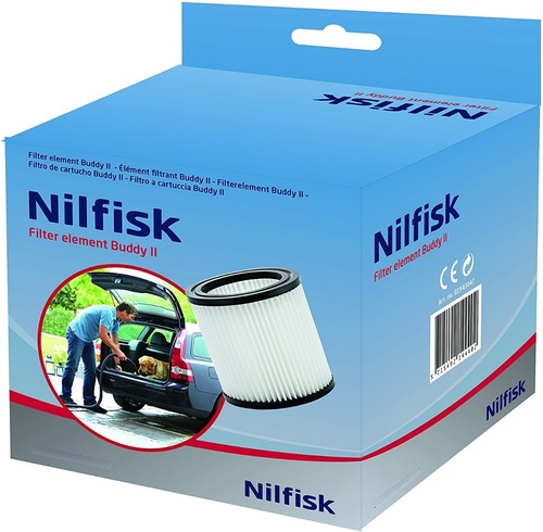 Filtro Aspiradora Nilfisk Buddy Ii Lavable De Repuesto