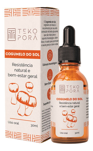 Extrato Cogumelo Do Sol - Agaricus Blazei 30ml