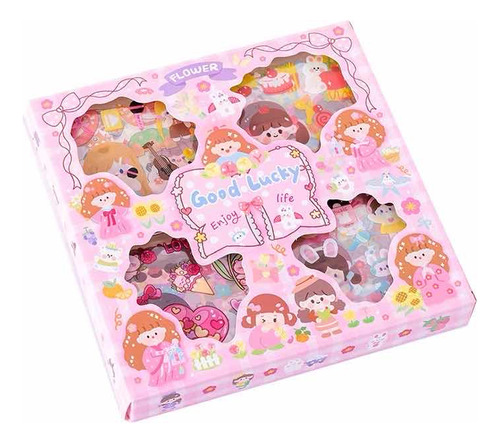 Set De 100 Láminas Stickers Kawaii Cute