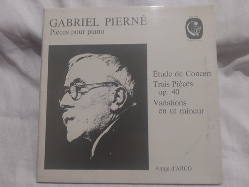 Vinilo Gabriel Pierne Pieces Pour Piano Onda Argerich Jarret