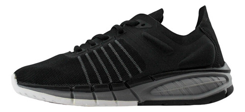 Tenis Running Hombre Charly 1086047w Sport Ligeros Negros