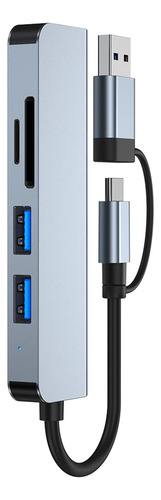 Multi Puerto Usb3.0 Y Usb C Hub Convertidor De Estación De