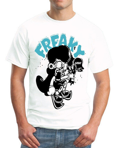 Camisetas Estampadas 100% Algodón Diseño: Zombie Freaky