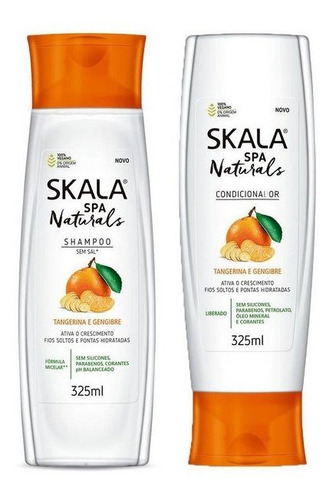 Kit Shampoo Y Acondicionador Skala Tangerina Crecimiento