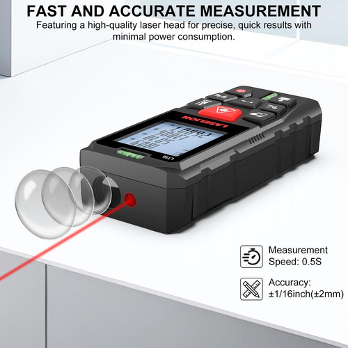Medidor De Distancia Láser Laselion Lt50 - 50m, Precisión