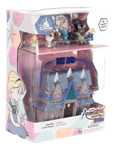 Disney Animators Set De Juego Miniatura De Castillo Frozen.