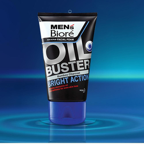 Sabonete Limpeza Facial Bioré Oil Buster Bright Action 100g