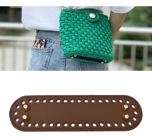 Bolso De Ganchillo Con Base De Cojín Para Bolsas Para