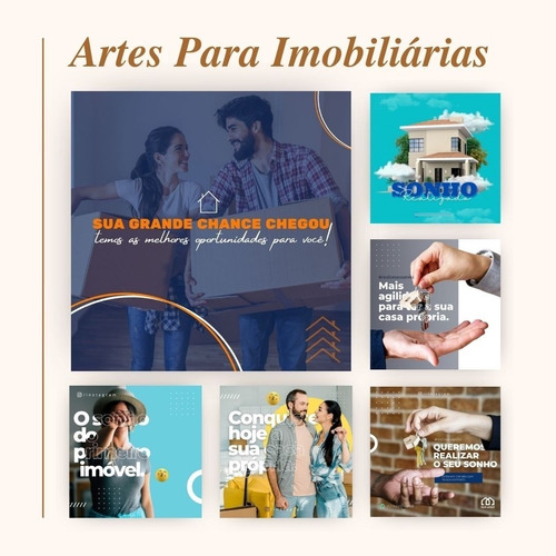 Pack + 500 Artes Para Imobiliária E Corretorres - Novo
