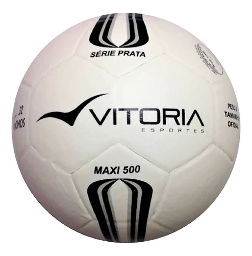 Bola Futsal Vitoria Oficial Prata Max 500 Profissional