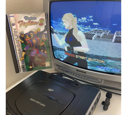Virtua Fighter 2 Sega Saturn Jogo 100% Original Completo