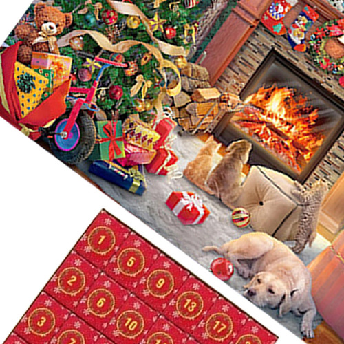 Rompecabezas Navideño, Juego De Rompecabezas Estilo C
