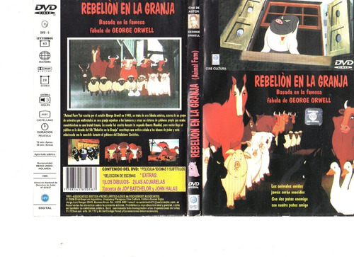 Rebelión En La Granja - Dvd Original - Buen Estado